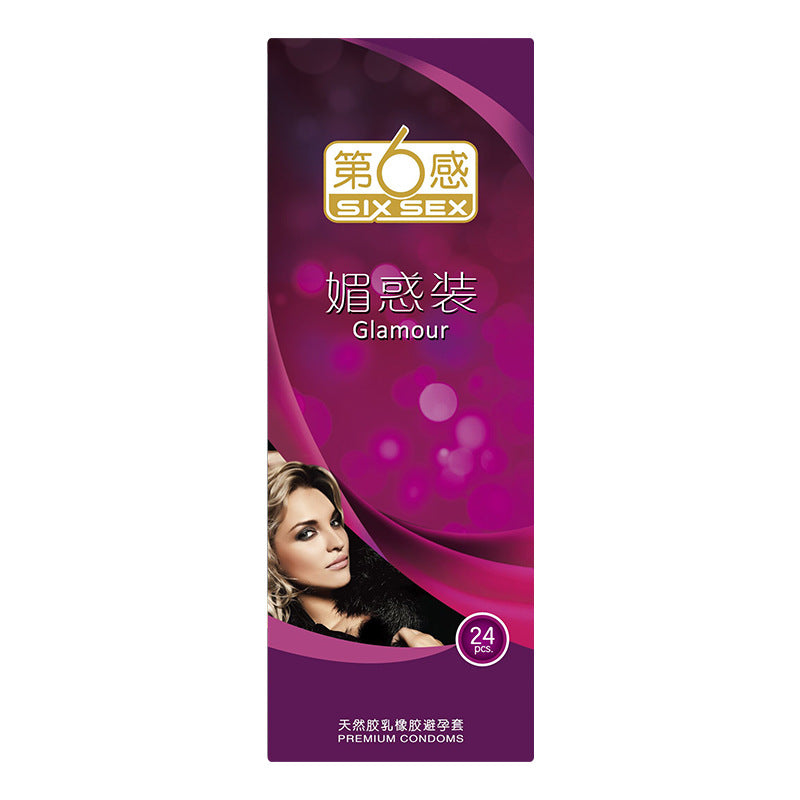 SIX SEX  glamour condom  pack of twenty four