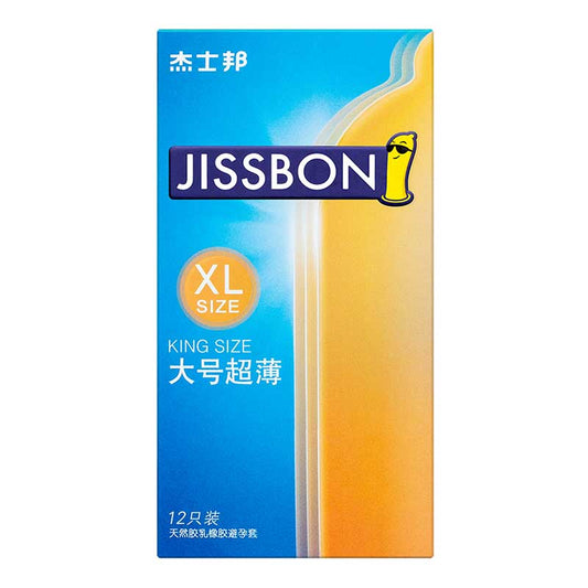 JISSBON XL large ultra-thin condom twelve pcs