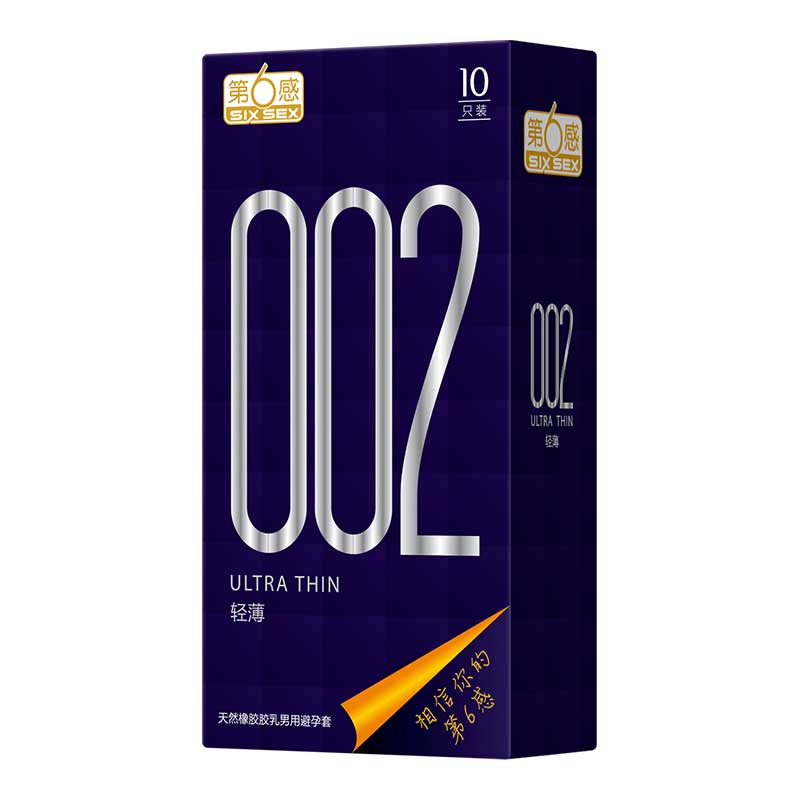 SIX SEX 002 Ultra thin condom  pack of ten