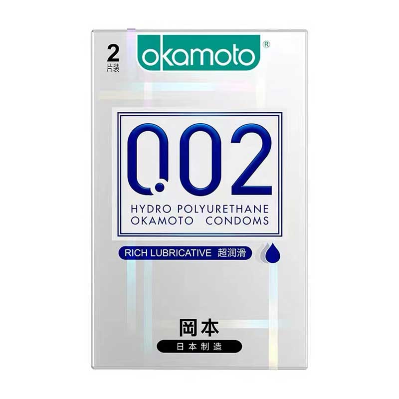 OKAMOTO 002 Super lubrication pack of two Blue outfit
