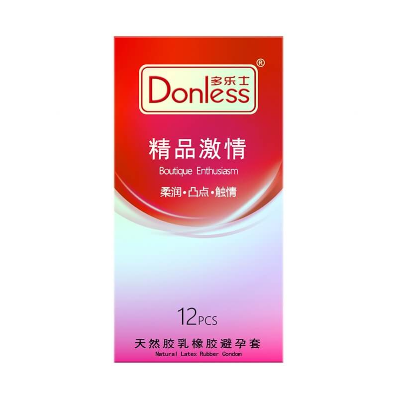 DONLESS  Boutique  Passion condom series Pack of twelve