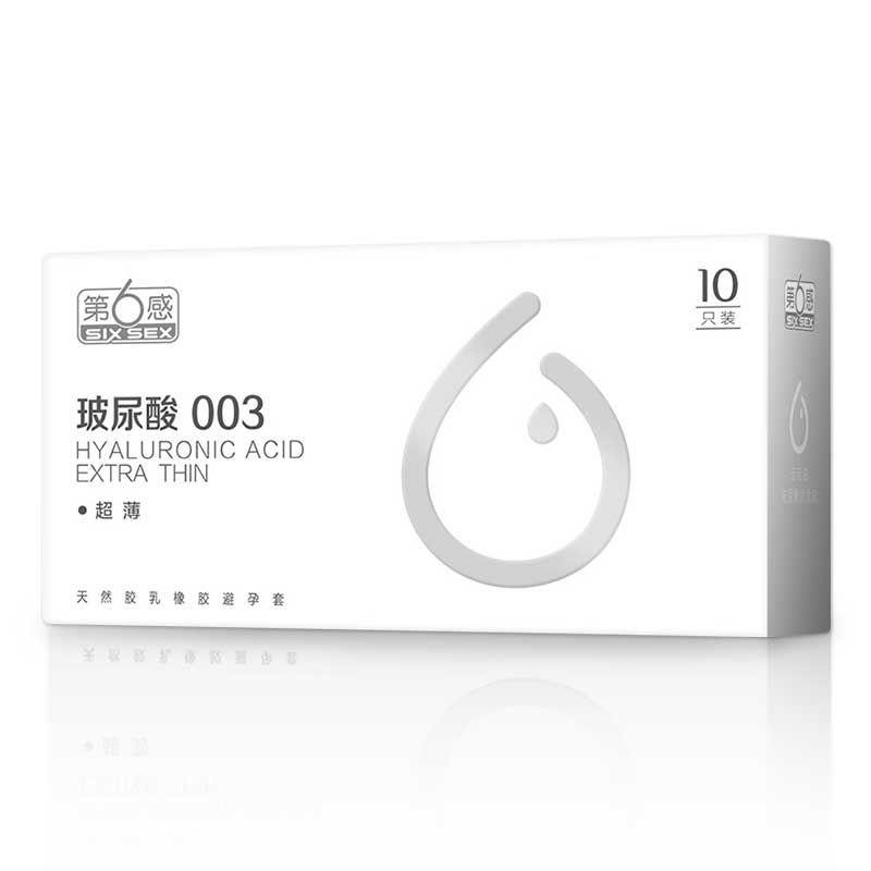 SIX SEX Hyaluronic acid 003 ultra-thin  condom pack of ten
