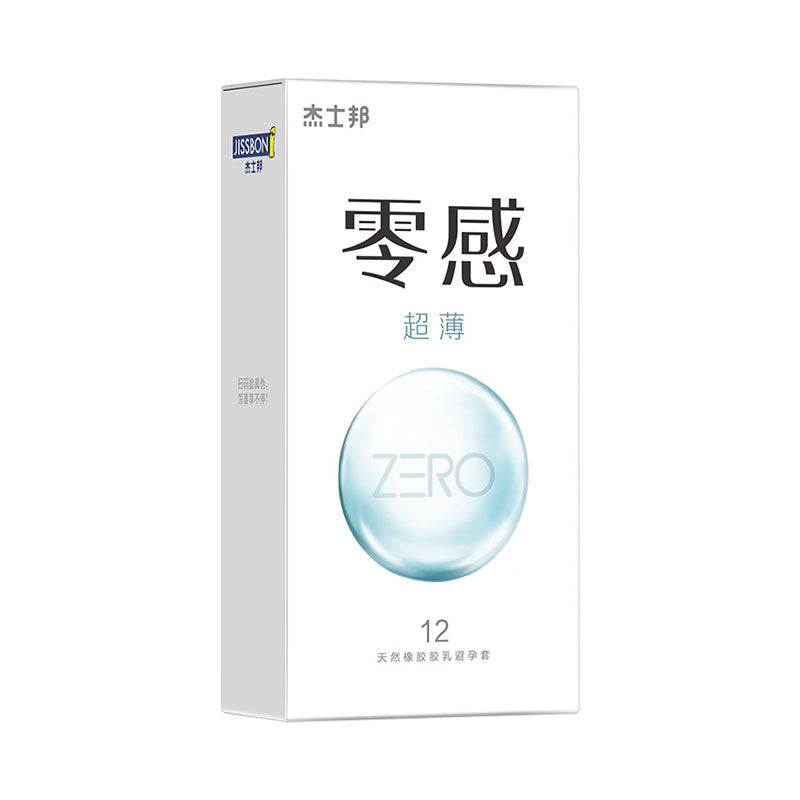 JISSBON Zero sense ultra-thin condom twelve pcs