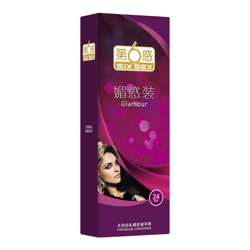 SIX SEX  glamour condom  pack of twenty four