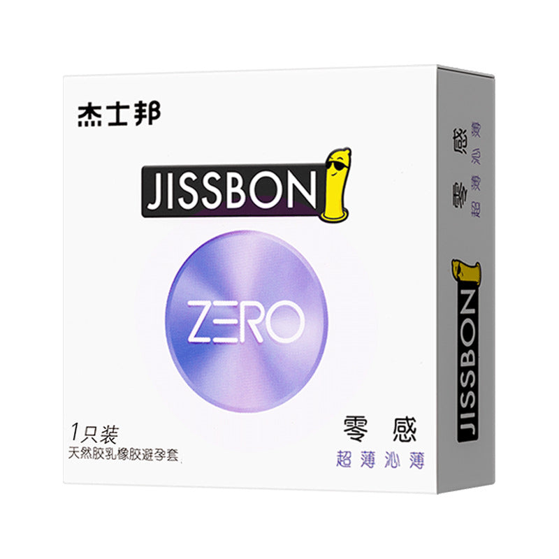 JISSBON zero sense  Ultra-thin and thin condom  one pcs