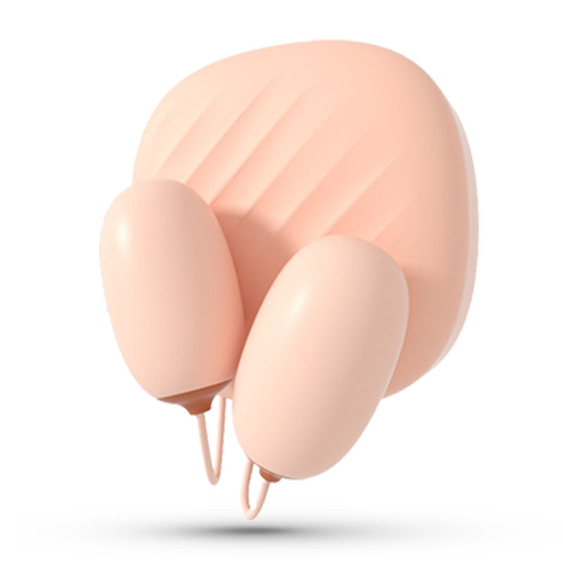 JISSBON Small powder cake double line vibrating egg yellow version