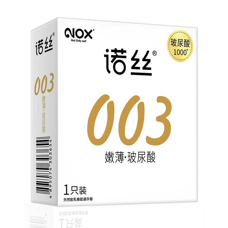 NOX 003 Thin hyaluronic acid  condom  one pcs