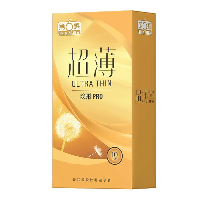 SIX SEX Ultra-thin invisible PRO  Pack of  ten