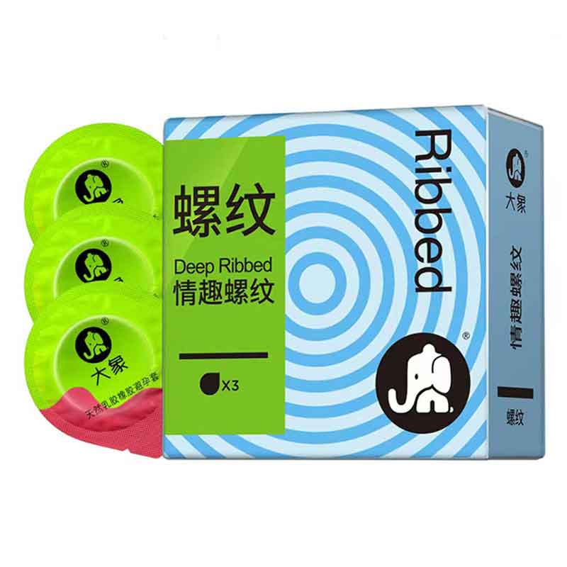 ELEPHANT  Interesting Thread  condom  Pack of three