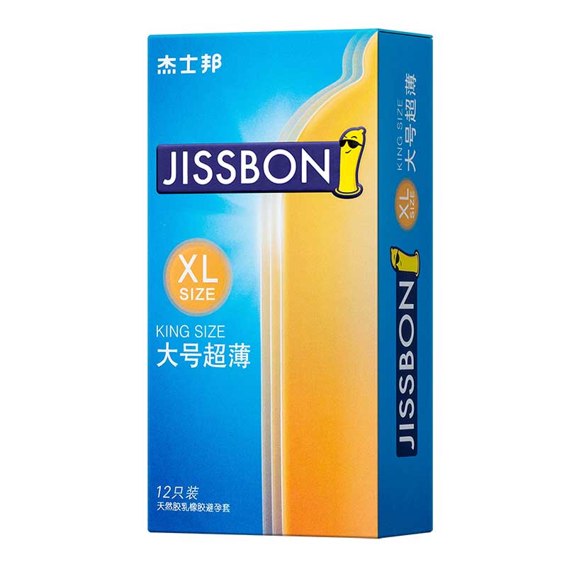 JISSBON XL large ultra-thin condom twelve pcs
