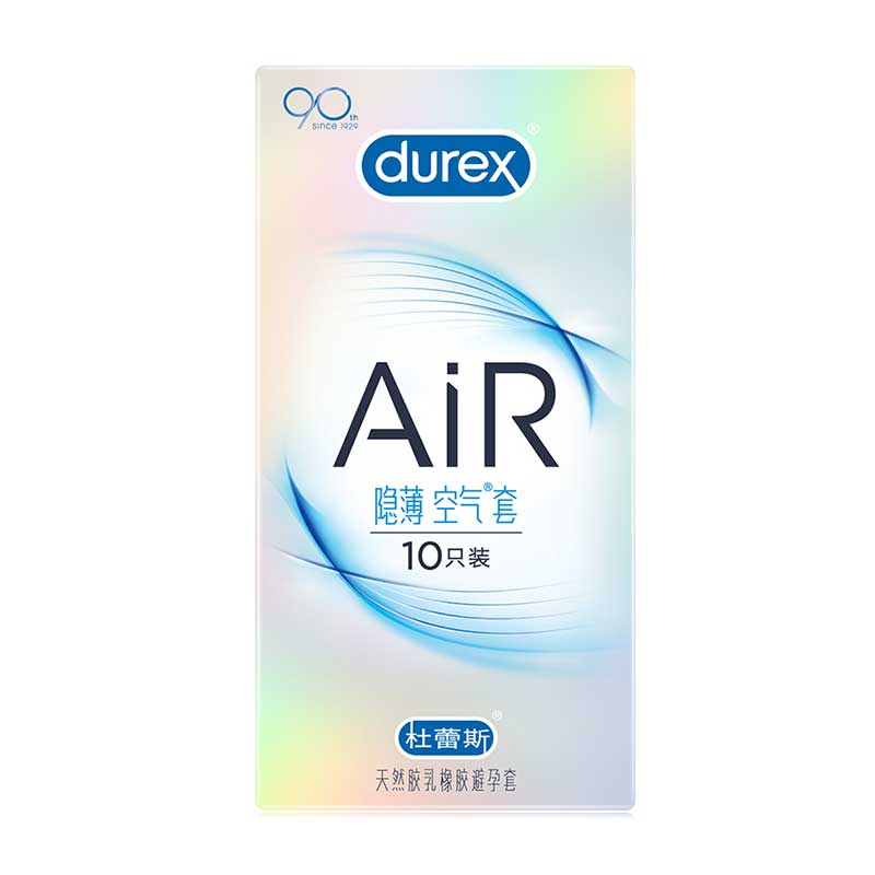 DUREX AIR Invisible and thin Ultra thin air condom  pack of ten