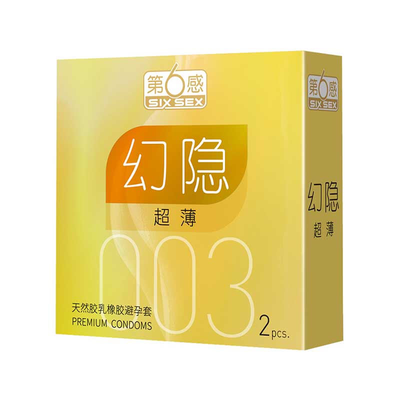 SIX SEX  003 Phantom ultra-thin  pack of two