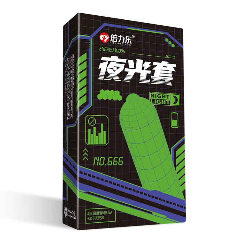 PLEASURE MORE Condoms  Luminous cover second generation