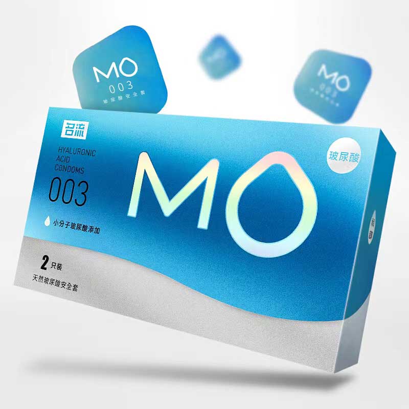 MINGLIU MO 003  hyaluronic acid condom  two  pcs