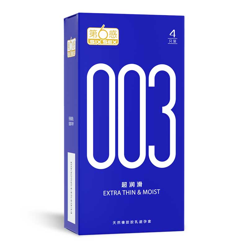 SIX SEX  003 Ultra-lubricating pack of four