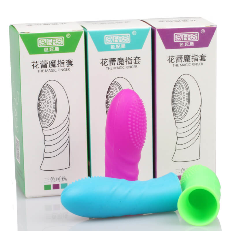 SEJISI  Series vibrators Flower bud magic finger cot
