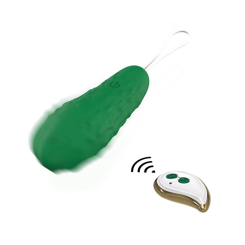 MD cucumber wireless remote control vibration heating wearable vibrator