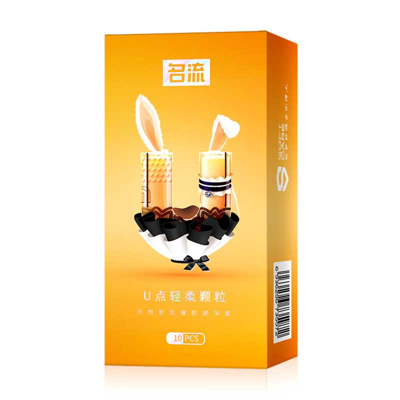 MINGLIU U  point soft particles  condom ten  pcs