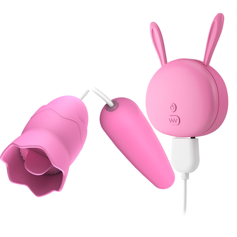 MJS tongue licks the anus vibrator