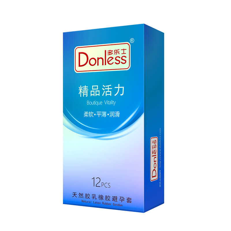 DONLESS   Boutique  vitality  condom series Pack of twelve