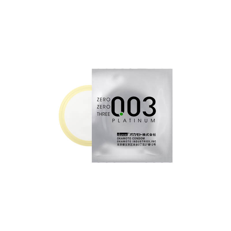 OKAMOTO 003 platinum  condom  pack of  two Experience outfit