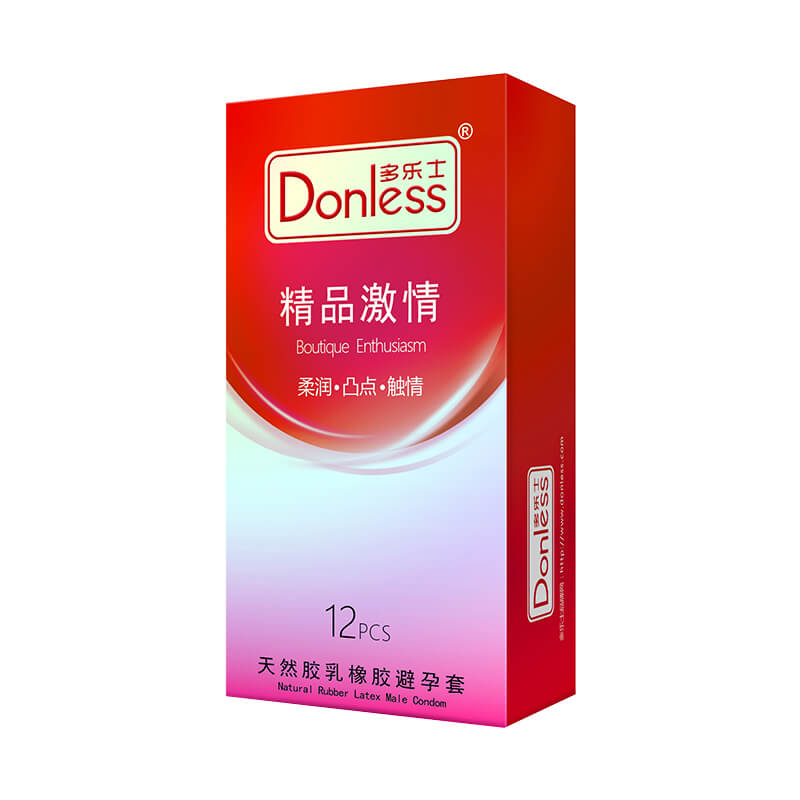 DONLESS  Boutique  Passion condom series Pack of twelve