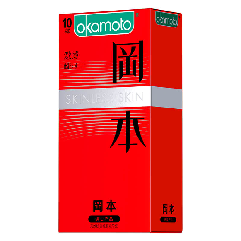 OKAMOTO Passion ultra-thin condom  pack of  ten red packaging
