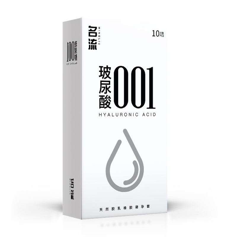 MINGLIU  hyaluronic acid 001 condom  ten  pcs