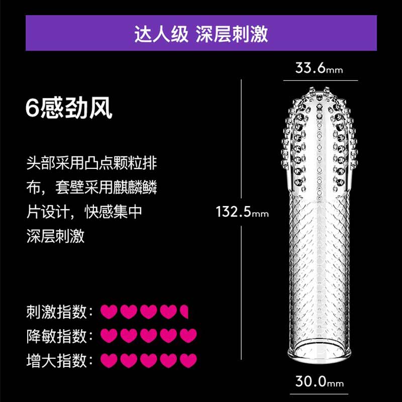 SIX SEX Strong wind crystal  Wolf braces Purple