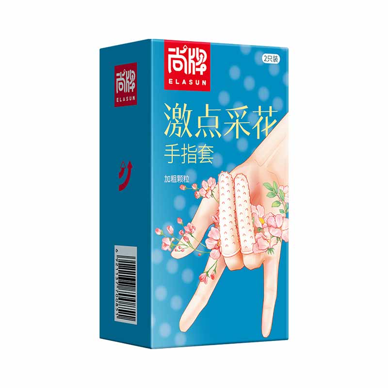 ELASUN G-spot  Exploring flowers  finger cots two pcs