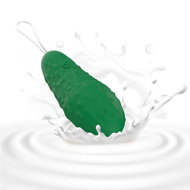 MD cucumber wireless remote control vibration heating wearable vibrator
