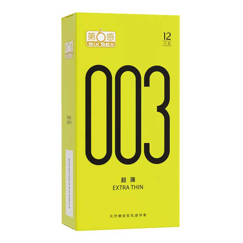 SIX SEX 003 Ultra thin  Pack of twelve