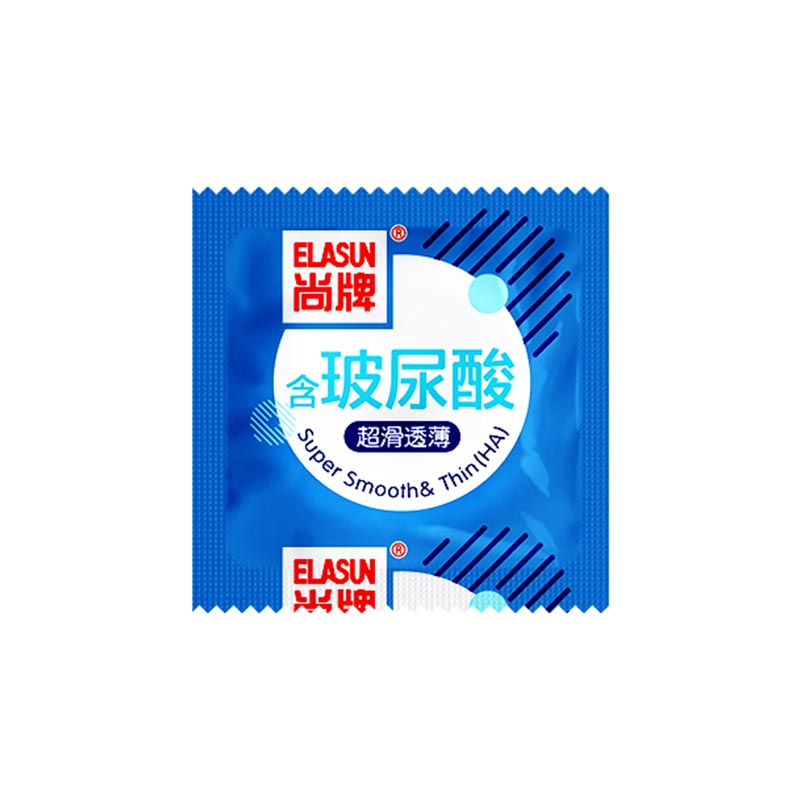 ELASUN  Ultra-smooth and ultra-thin hyaluronic acid condom  three pcs