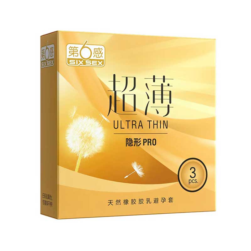 SIX SEX Ultra-thin invisible PRO  Pack of  three