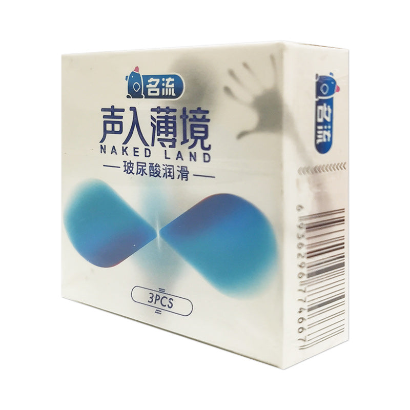 MINGLIU Ultra-thin, hyaluronic acid super smooth  condom  three  pcs