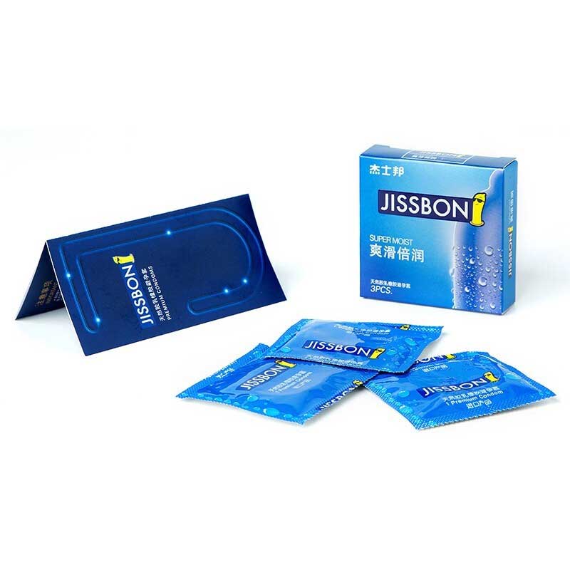 JISSBON Smooth and moisturizing condom three pcs
