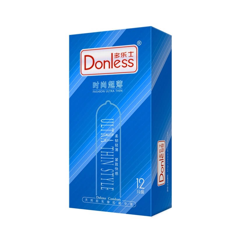 DONLESS  Fashion Ultra thin  condom series Pack of twelve