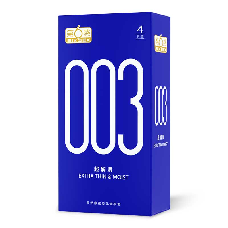 SIX SEX  003 Ultra-lubricating pack of four