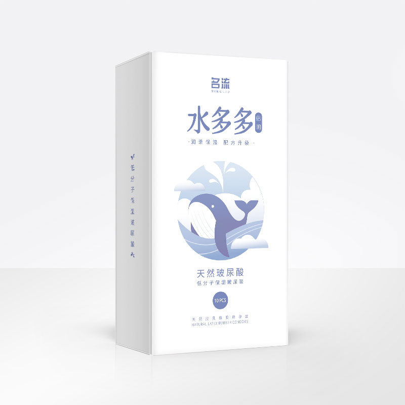MINGLIU Lots of water hyaluronic acid lubricating condom  ten pcs