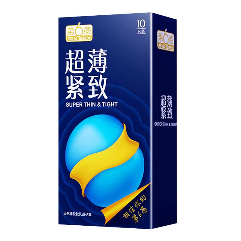 SIX SEX  Ultra-thin and firm  pack of ten