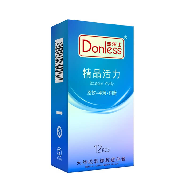 DONLESS   Boutique  vitality  condom series Pack of twelve