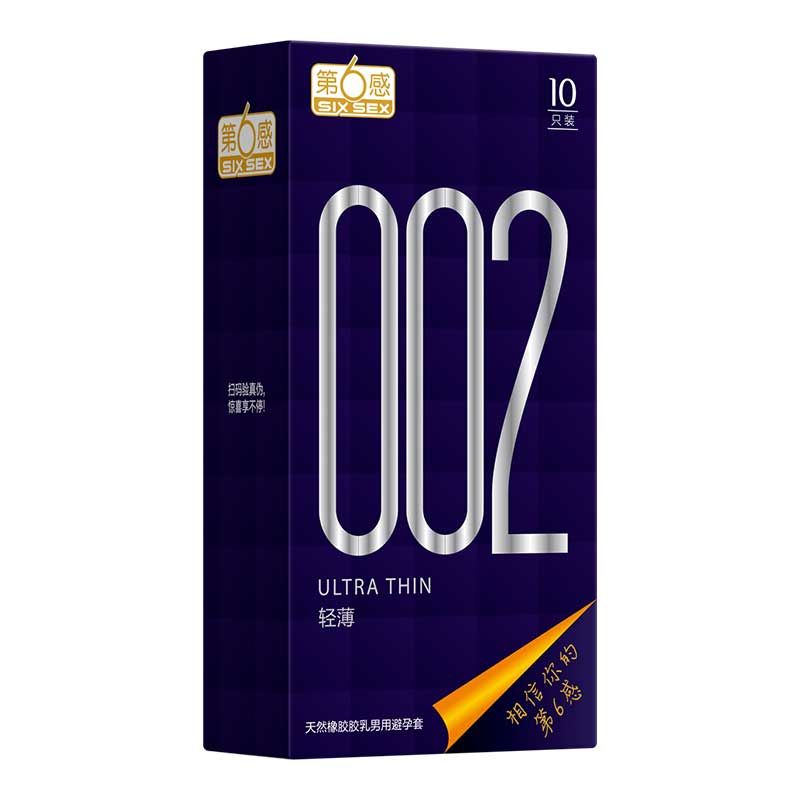 SIX SEX 002 Ultra thin condom  pack of ten