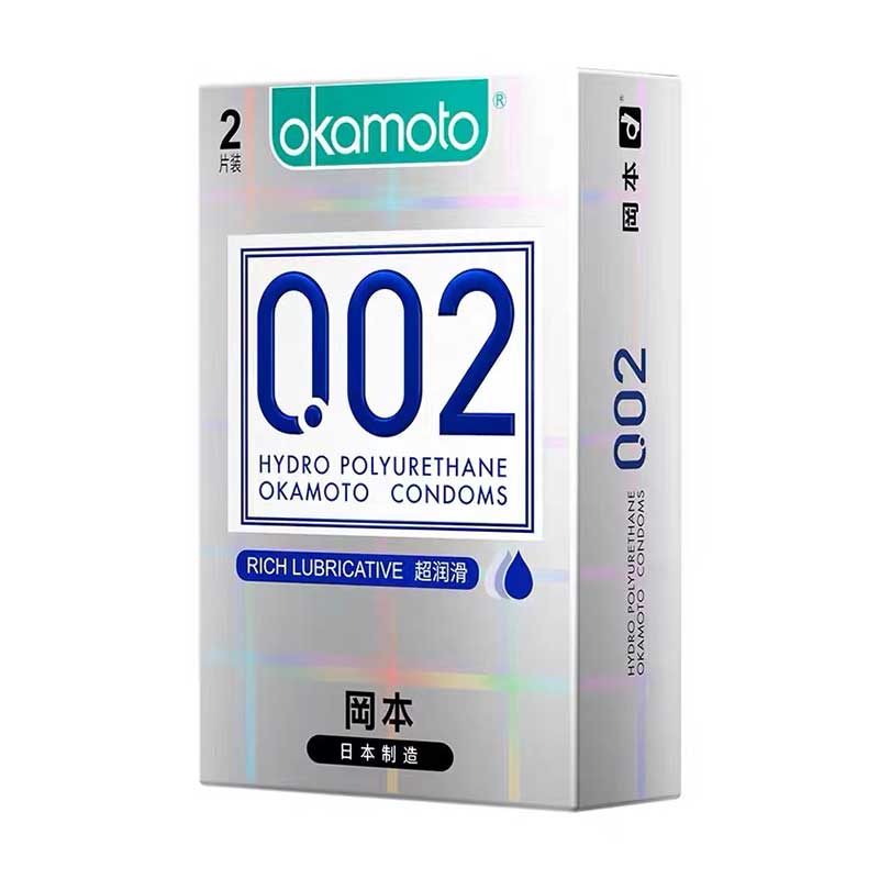 OKAMOTO 002 Super lubrication pack of two Blue outfit