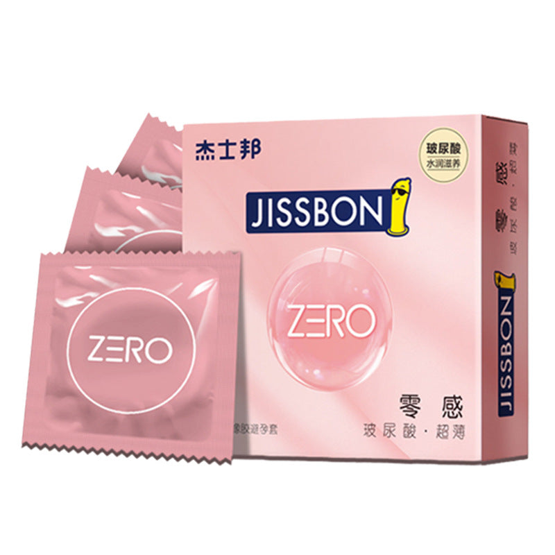 JISSBON Zero-sense hyaluronic acid  ultra-thin condom  one  pcs