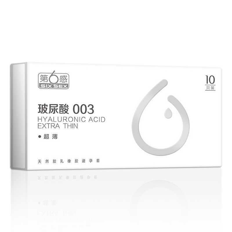 SIX SEX Hyaluronic acid 003 ultra-thin  condom pack of ten