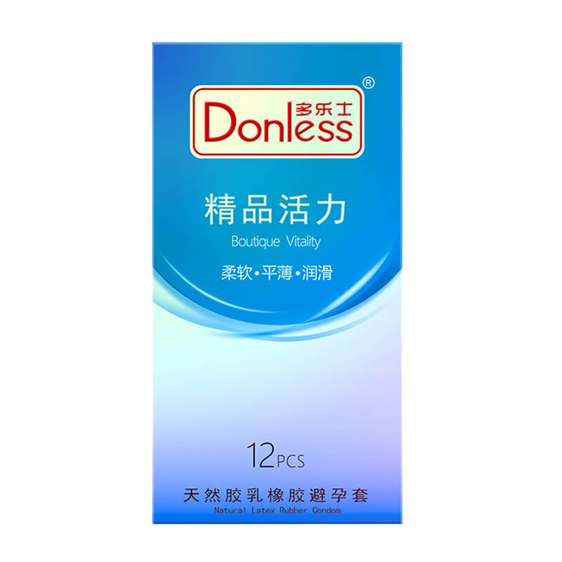 DONLESS   Boutique  vitality  condom series Pack of twelve