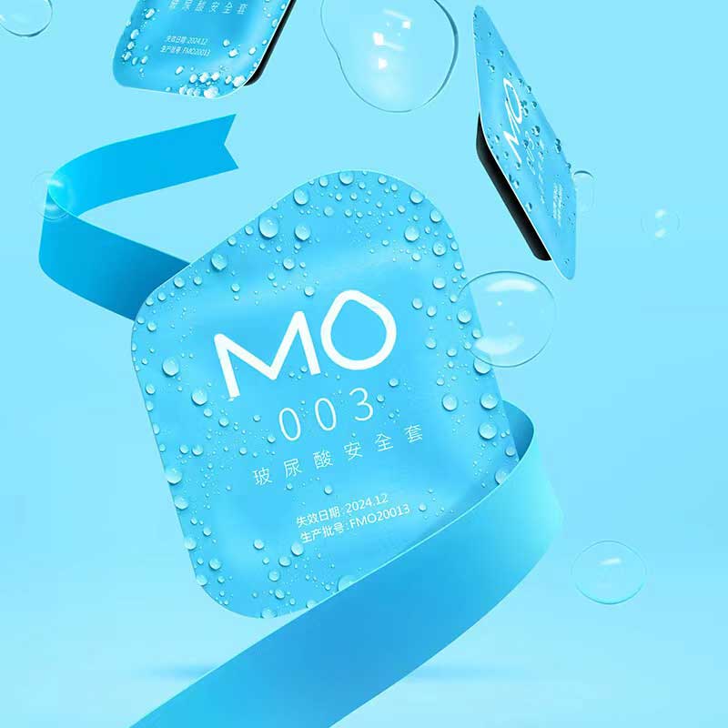 MINGLIU MO 003  hyaluronic acid condom  two  pcs