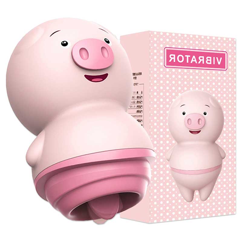 LILO Series vibrator Tongue licking battery pig
