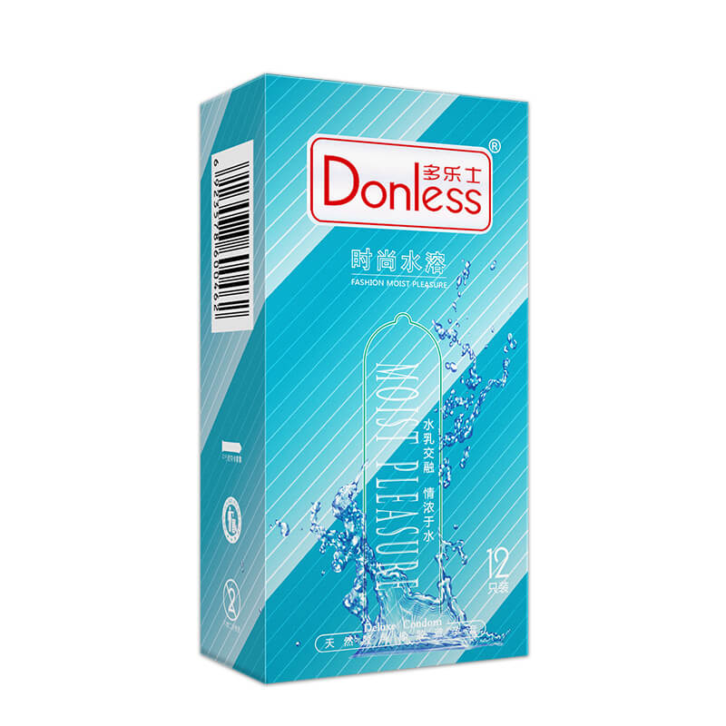 DONLESS  Fashion water soluble  condom series Pack of twelve
