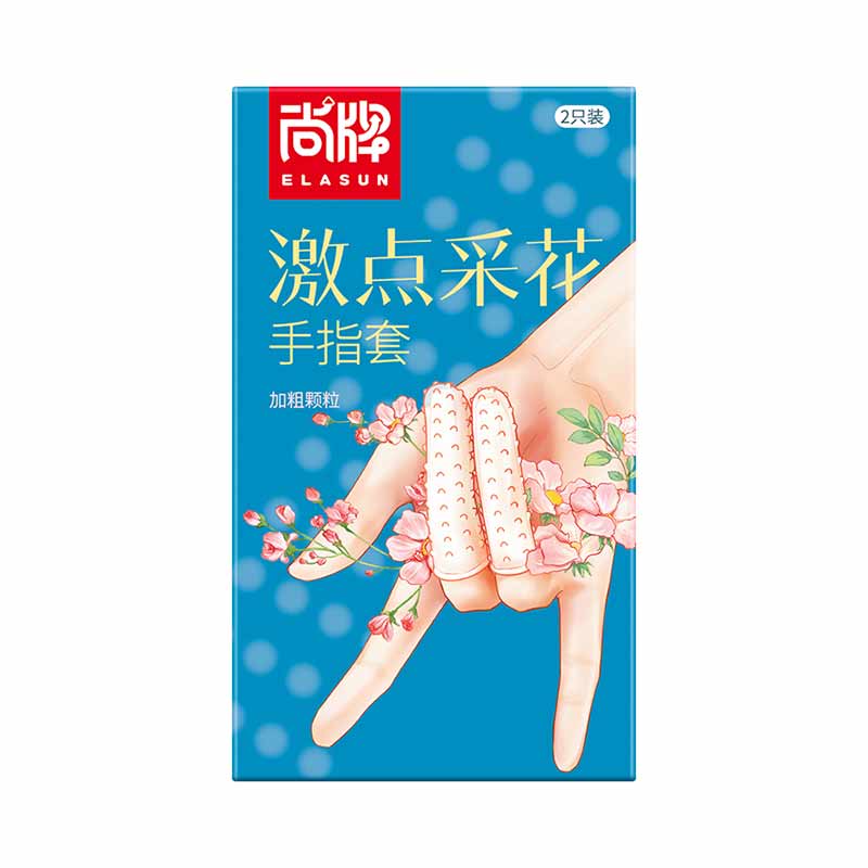 ELASUN G-spot  Exploring flowers  finger cots two pcs
